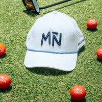 White MÑ Rope Hat