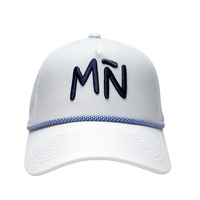 White MÑ Rope Hat